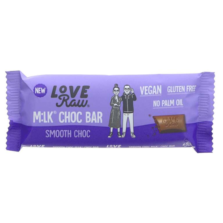 Love Raw M:lk Choc Bar 30g 29p or 4 for £1 in-store (Cleethorpes)
