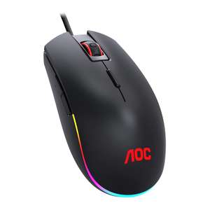 AOC GM500 Gaming Mouse - 5,000 DPI / DPI Switch / RGB Effects / Omron switches - £8.23 @ Amazon