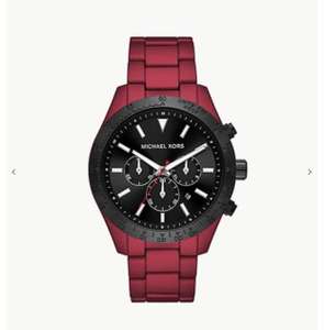Michael Kors Layton Matte Red Stainless Steel Watch £82.70 with newsletter sign up @ Watch Station