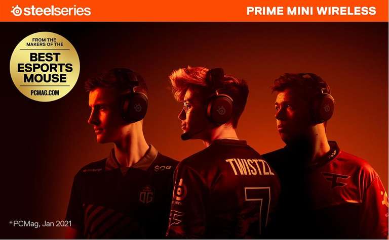 Extra 10% off SteelSeries mice e.g.: Prime Mini FPS Wireless Gaming Mouse £44.99/Prime Mini FPS Gaming Mouse £19.79 , using code