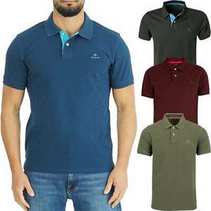 GANT Mens Polo Shirt Short Sleeve Summer Cotton Regular Slim Fit Golf Sports £27.99 with code @ topbrandclearence ebay