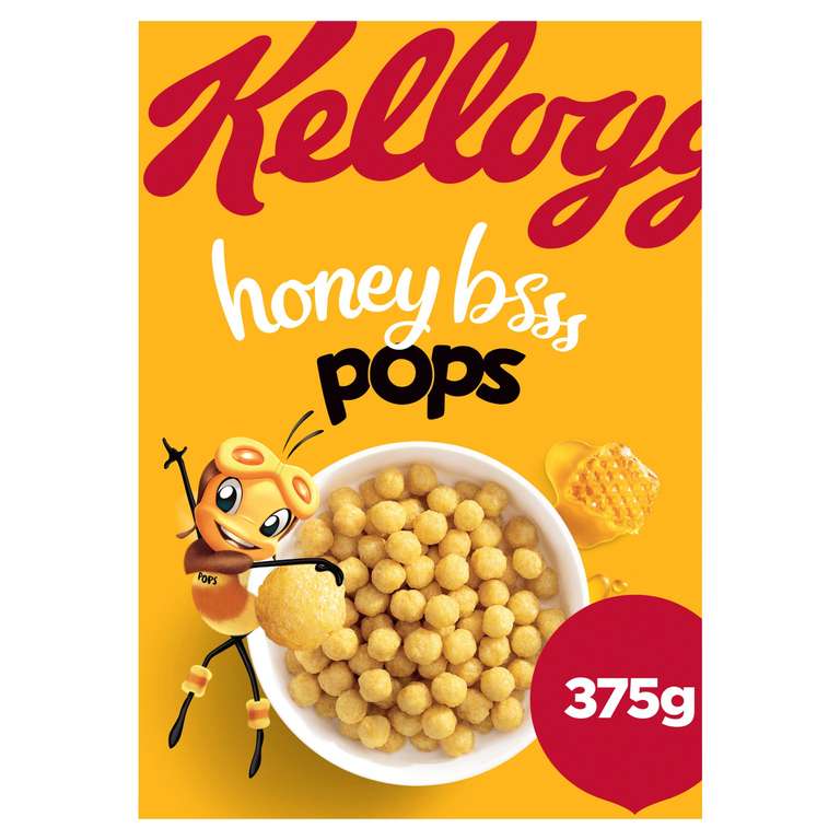 Kellogg's Honey Pops - 375g - 99p instore @ Farmfoods [Ipswich]