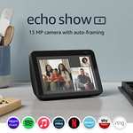 Echo Show 8, 2nd generation (2021 release), HD smart display with Alexa and 13 MP camera, Charcoal / Galcier White