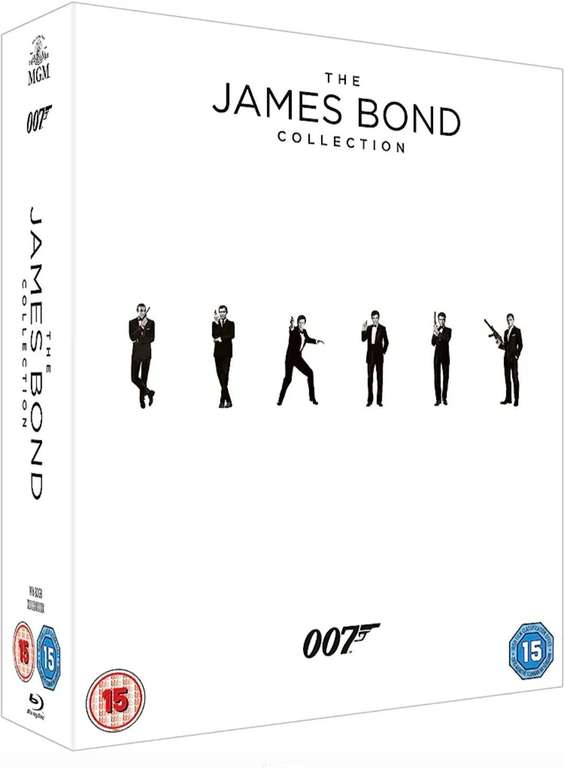 007: The James Bond Collection Blu-Ray (23 Films - Used) - £20 / 50th Anniversary Edition (22 Films - Used) - £22 + Free Collection @ CeX
