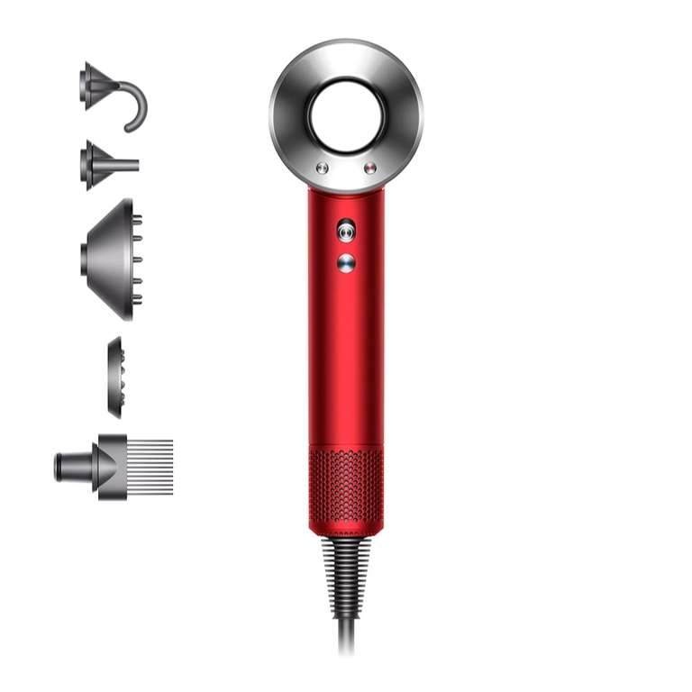Dyson Red Supersonic Hair Dryer with Case - £259.96 (+£5 off for new customers with code) @ QVC