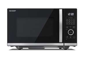 Sharp YCQG234AUB 23L 900W Digital Flatbed Microwave with Grill - Black YCQG234AU w/code @ Buy It Direct Discount