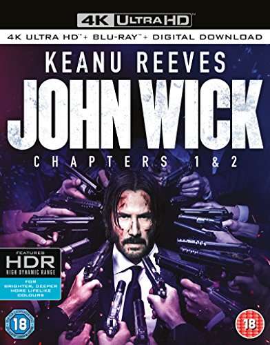 John Wick: Chapters 1 & 2 [4K Ultra-HD & Blu-ray] £18.70 @ Amazon