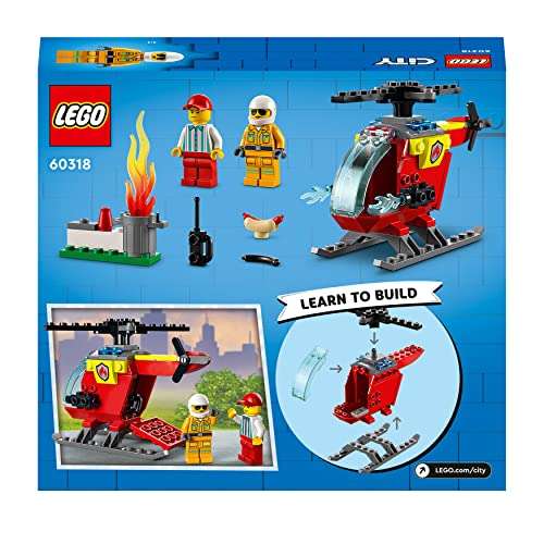 LEGO 60318 City Fire Helicopter w/voucher