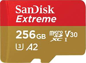 SanDisk 256GB Extreme microSDXC card £36.99 at Amazon