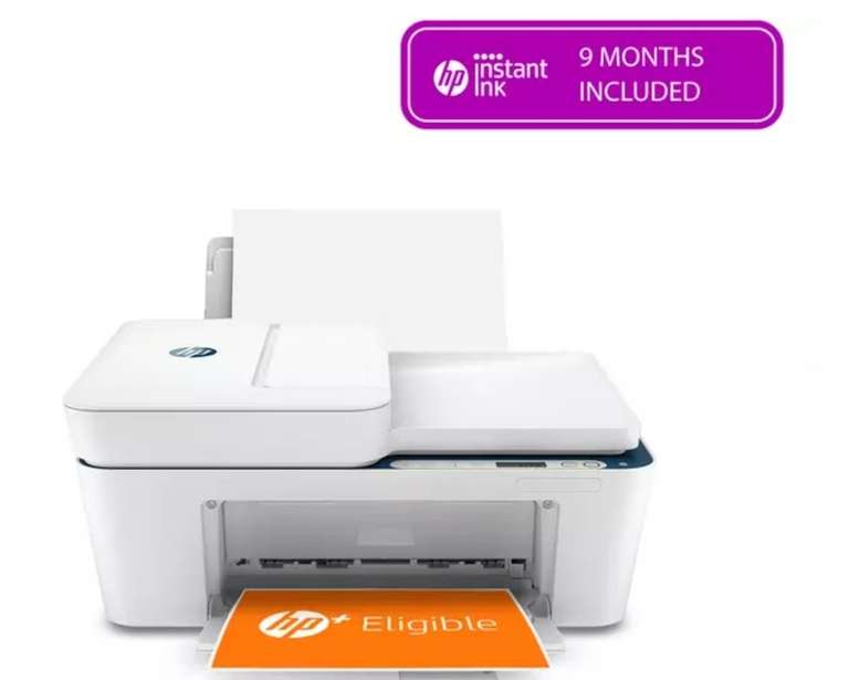 HP DeskJet Plus 4130e All-in-One Wireless Inkjet Printer & 9 Months Instant Ink £59.99 @ Currys