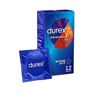 Durex Comfort XL Extra Large Lubricated Condoms for Men - 12 Pack - sold & dispatched Pennguin UK