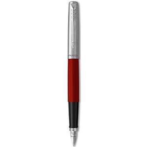 Parker Jotter Originals Fountain Pen, Classic Red Finish, Medium Nib, Blue & Black Ink - £5.37 with voucher @ Amazon