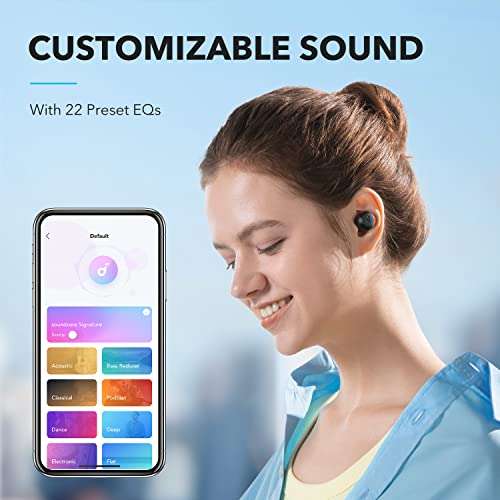 soundcore by Anker A20i True Wireless Earbuds, Bluetooth 5.3, With App, 28H Playtime, Water-Resistant, 2 Mics Sold by AnkerDirect UK / FBA