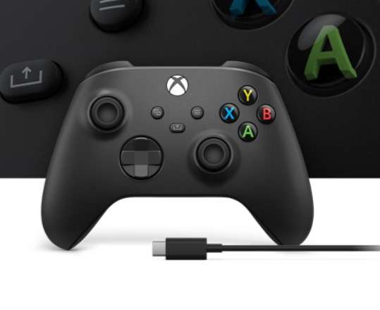 Xbox Wireless Controller + USB-C Cable via Microsoft Store