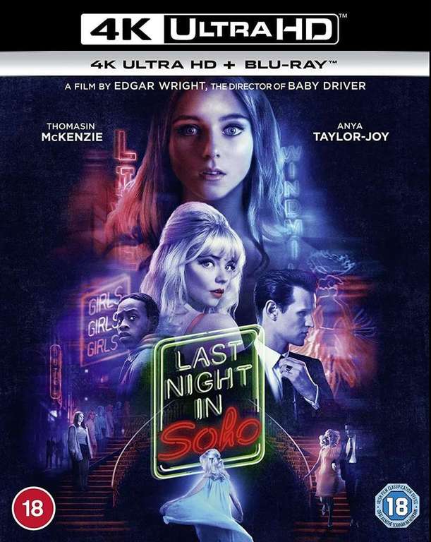 Last Night In Soho [4K Ultra HD + Blu-Ray] - £9.99 Delivered @ theentertainmentstore / eBay