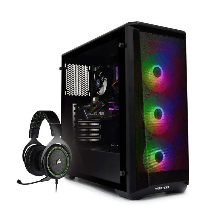 RTX 4080 + Ryzen 5 + 16GB + 480GB SSD + 850W Gold Gaming PC (with HS50 Pro Gaming Headset + free game) - £1682.95 with code @ AWD-IT