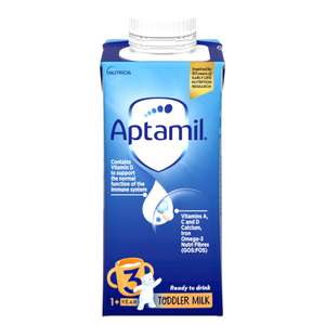Aptamil 3 Toddler Milk Formula Liquid 1+ Years Ready To Feed 200ml - Nectar Price