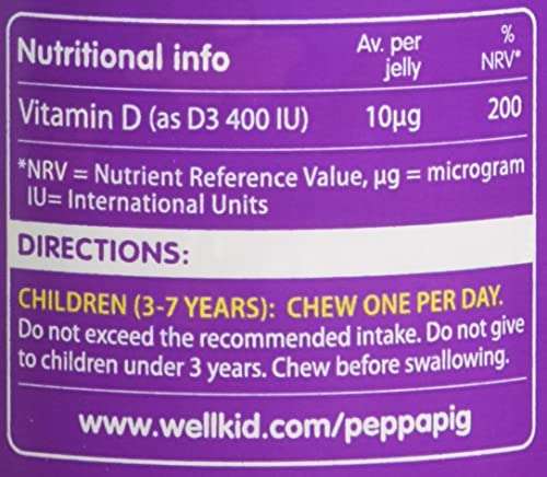 Vitabiotics Peppa Pig Vitamin D Soft Jellies, 30 Pack - £3.50 (£3.32 or less on subscribe & save) @ Amazon