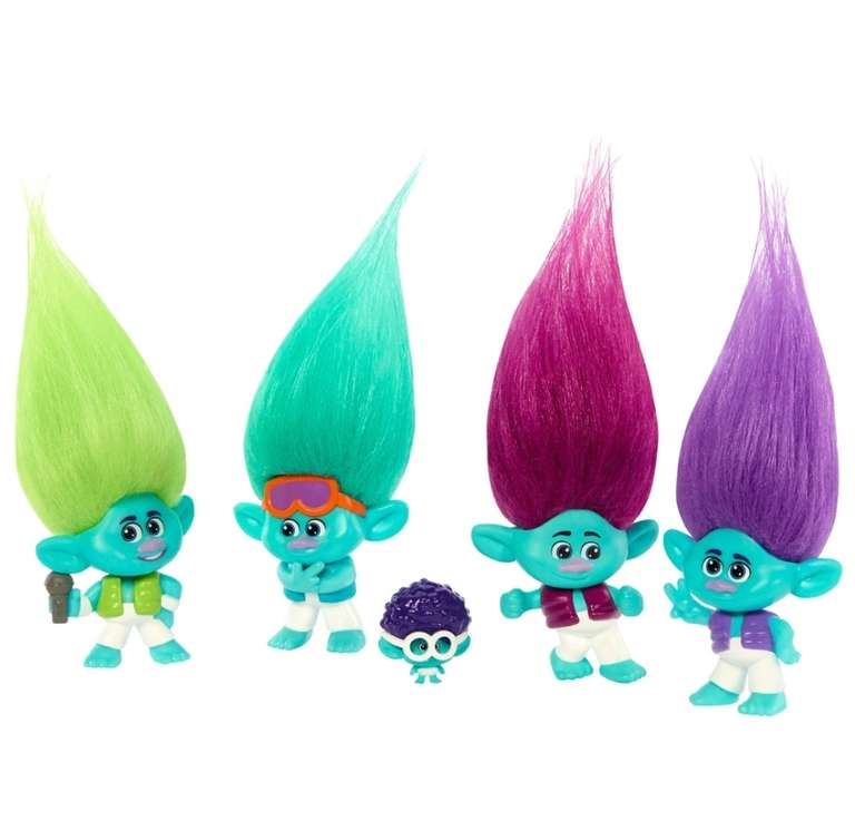 Trolls 3: Hair Pops Poppy, Viva or Branch Doll / Hair-Tastic Queen Poppy Fashion Doll & 15+ Hairstyling Accs £4.99 + more in post (Free C&C)