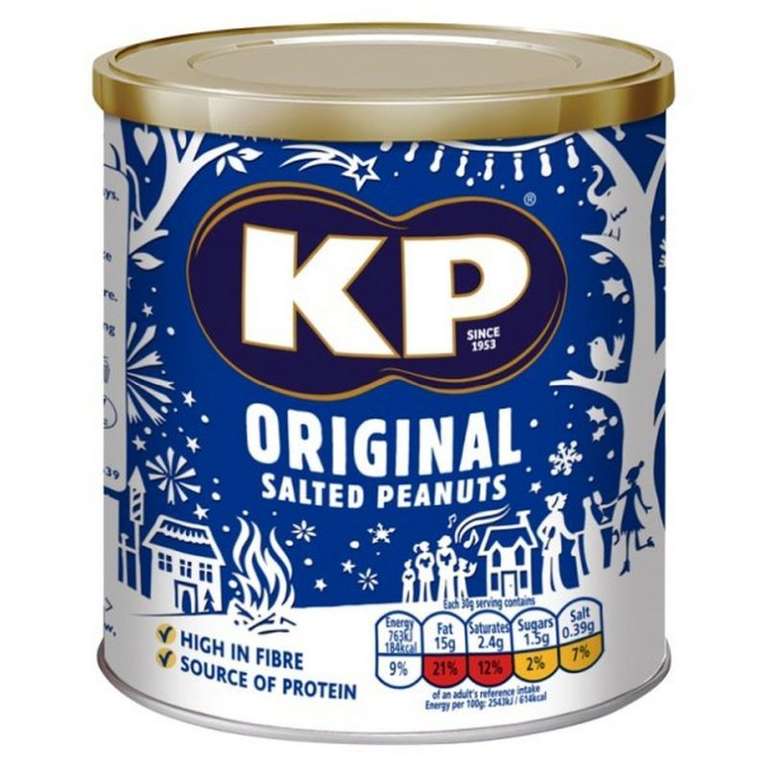 KP Original Salted Peanuts 375g £1.05 @ Sainsbury's New Bailey