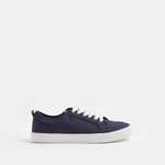 River Island Men's Canvas Trainers - Now Size 8 Only - River Island Outlet