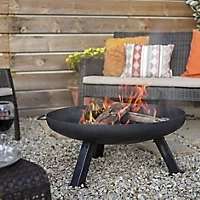 La Hacienda Industrial Steel Firepit - £67.50 At Checkout With Click & Collect @ B&Q