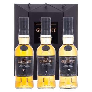 The Glenlivet Spectra Whisky Gift Set | Limited Edition Trio of Single Malts | 40% ABV | 20CL x 3 | Original Speyside Single Malt Whisky
