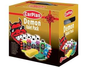 CarPlan Demon Valeting Gift Pack - 8 items - £18.76 with free collection @ Halfords