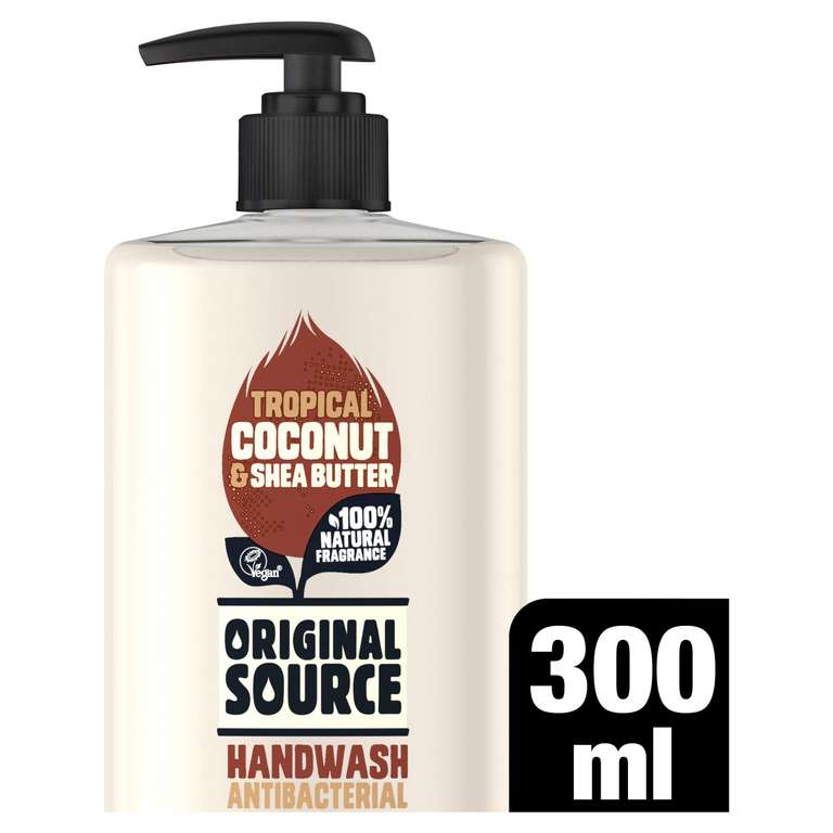 Original Source Hand Wash 300ml (Vanilla & Raspberry / Coconut & Shea Butter) (Nectar)
