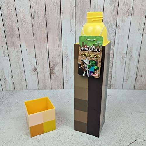 Minecraft Torch Bottle - Water Bottle, 650 ml, BPA Free