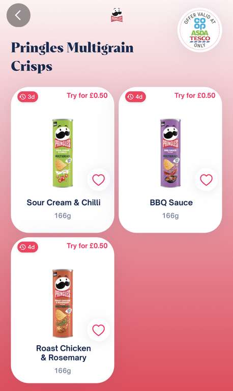 tesco pringles clubcard