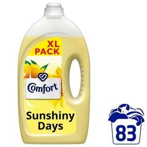 ConditionComfort Fabric Conditioner XL 83 Washes / 2.49L - Sunshiny Days / Blue Skies / Pure + Superstar £1 Back In Cashpot ( So £3.75 )