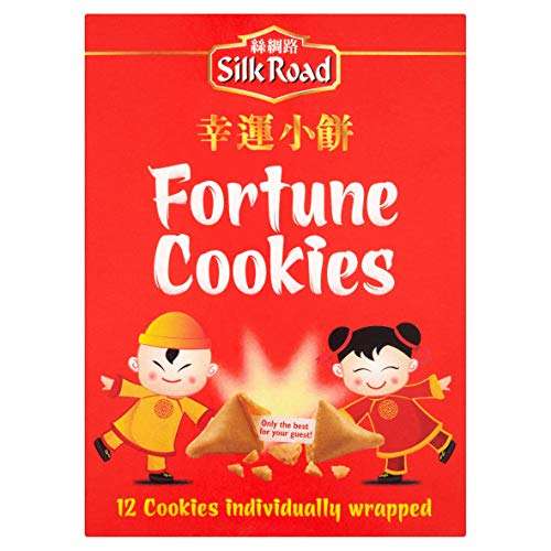 Silk Road Fortune Cookies 1 pack 12 biscuits approximately - 70G £1.75 @ Amazon