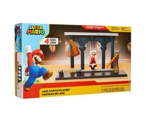 Super Mario Nintendo Lava Castle Playset £12.74 with code free delivery @ BargainMax