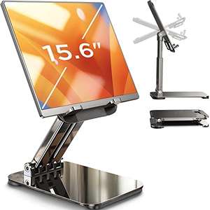 LISEN Fits iPad Stand Holder Adjustable Tablet Stand with voucher Sold by SFYou FBA