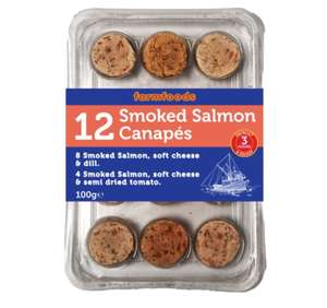 Smoked Salmon Canapes 12pk