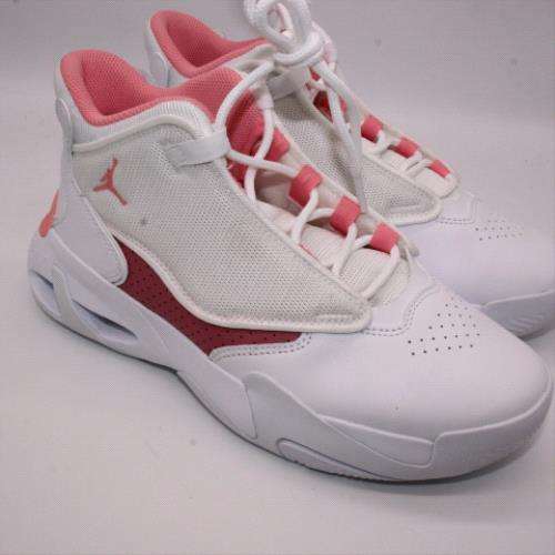 Nike Jordan White & Pink jordan max aura 4 girls youth - Size 5 - Ex Display
