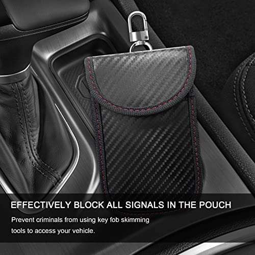 Jsdoin Car Key Signal Blocking Pouche / Bag for Car, RFID Anti-Theft Signal Signal Blocker (2pack）- £3.59 @ Amazon / OLIGE ABC
