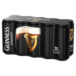 Guinness Draught 440 ML 10 Pack £10.07 @ Tesco