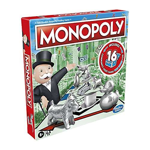 Monopoly Game, Family Board Game for 2 to 6 Players £15.49 @ Amazon