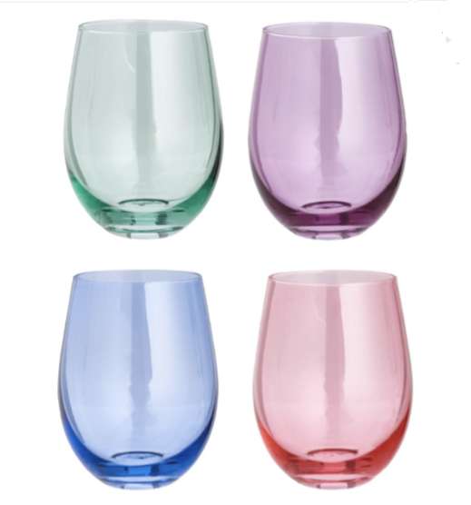 Wilko Pastel Iridescent Tumbler 4 Pack Free Click & Collect