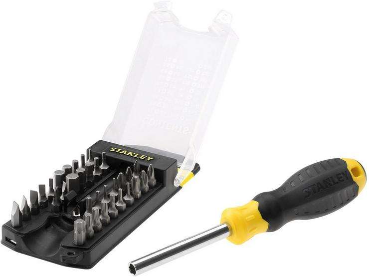 Stanley 34 Piece Multi-Bit Screwdriver £4.39 - (£4.17 with Motoring Club premium) + Free Click & Collect @ Halfords