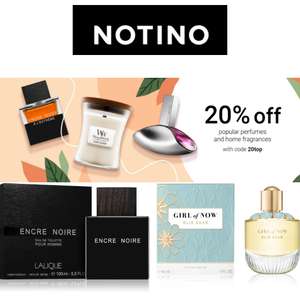 20% Off Selected Perfumes and Home Fragrances With Discount Code - @ Notino