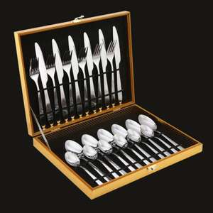 24 Piece Stainless Steel Cutlery Set Boxed - £6.59 delivered - eBay / fashionuniononline (UK Mainland)