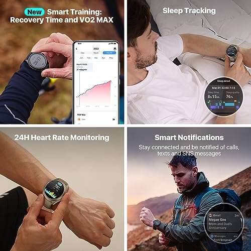 Ticwatch Pro 5 Android Smartwatch Snapdragon W5+ Gen 1 Wear OS
