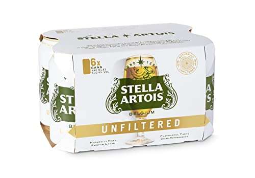 Stella Artois Unfiltered 24pk 330 ml can £21.99 @ Amazon