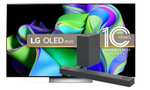 LG OLED55C34LA (2023) OLED HDR 4K Ultra HD Smart TV, 55 inch HD & Dolby Atmos + Free S60Q Soundbar / Subwoofer @ John Lewis & Partners
