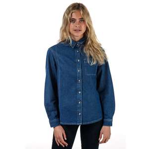 Superdry Womens Alchemy Classic Denim Shirt in Denim Only sizes 6 & 8 in stock £10.94 delivered @ Get The Label