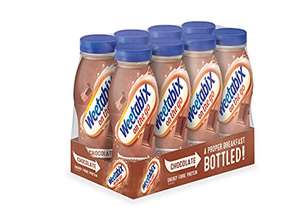 Weetabix On The Go Chocolate Breakfast Drink, 250 ml, Pack of 8 £6 (£5.70 or less using Subscribe & Save) @ Amazon