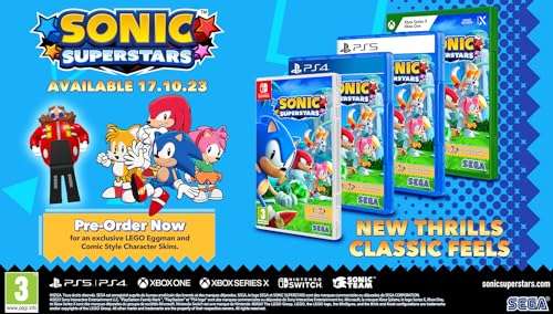 Sonic Superstars - Xbox Series X / PS5 (Includes Comic Style Character Skins £12.32 - Exclusive to Amazon.co.uk)